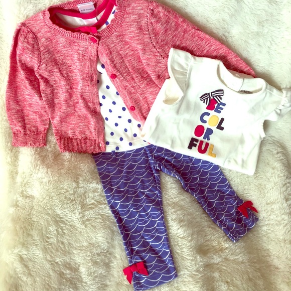 Gymboree Other - 3/$25 Gymboree Colorful Matching Set, NWT, 6-12 M